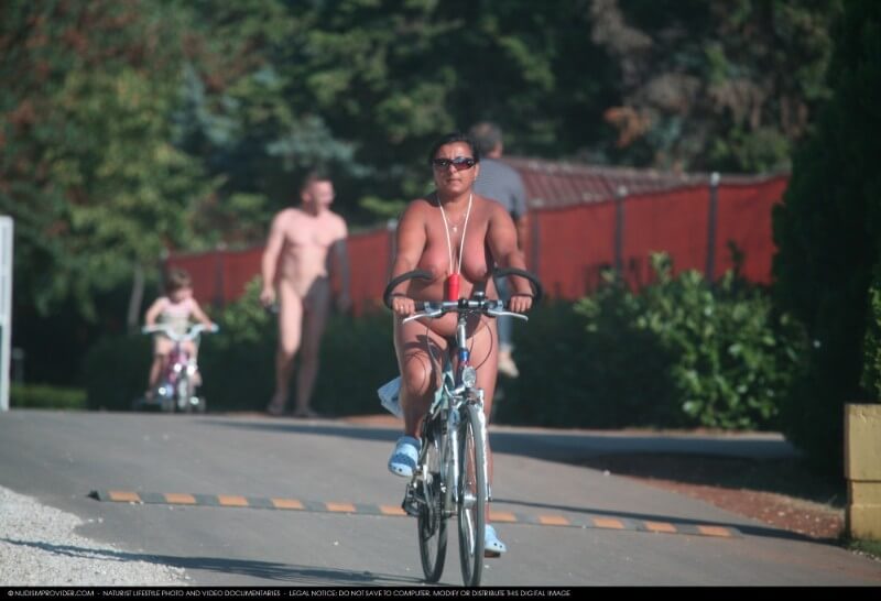 Naturists Road Biking pics - A nudist values simplicity in life and naturalness in expression
