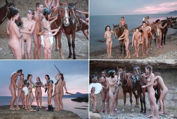 Mystical Horsey Riders Series photos - Differences between nudists and naturists