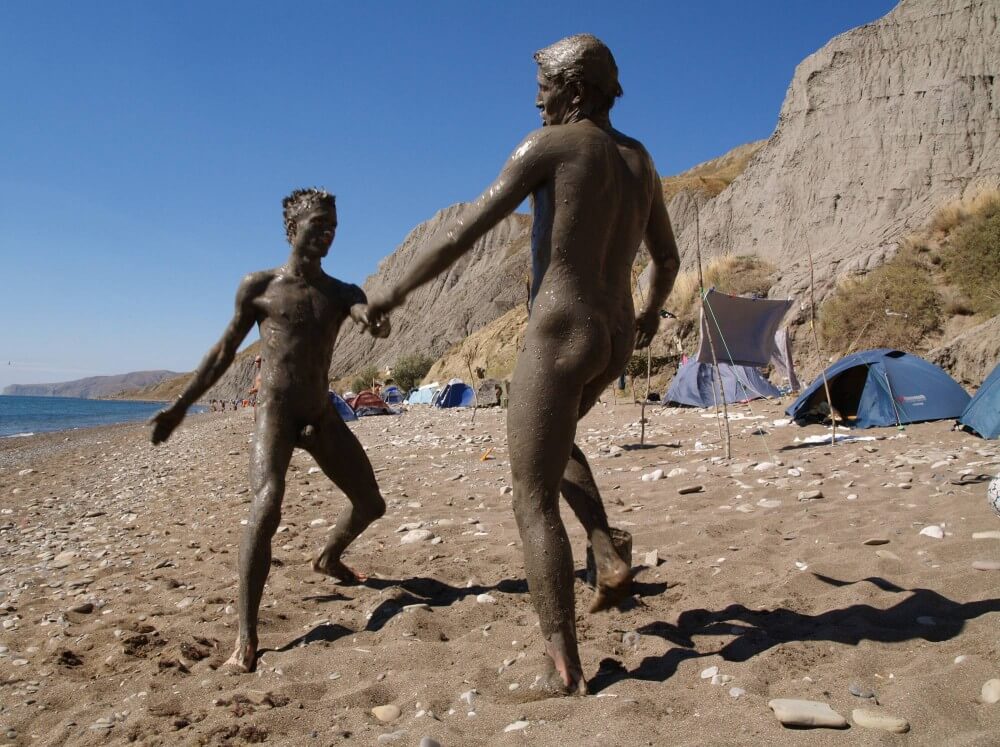 Jr Nudist Nude Beach Mud Soldiers photos - Nature is the best home for a naturist