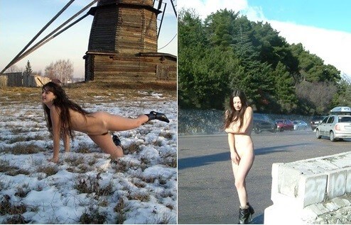Beautiful Suntan Stretches-Winter Sport pics - Nudists relax beautifully—a sight to behold