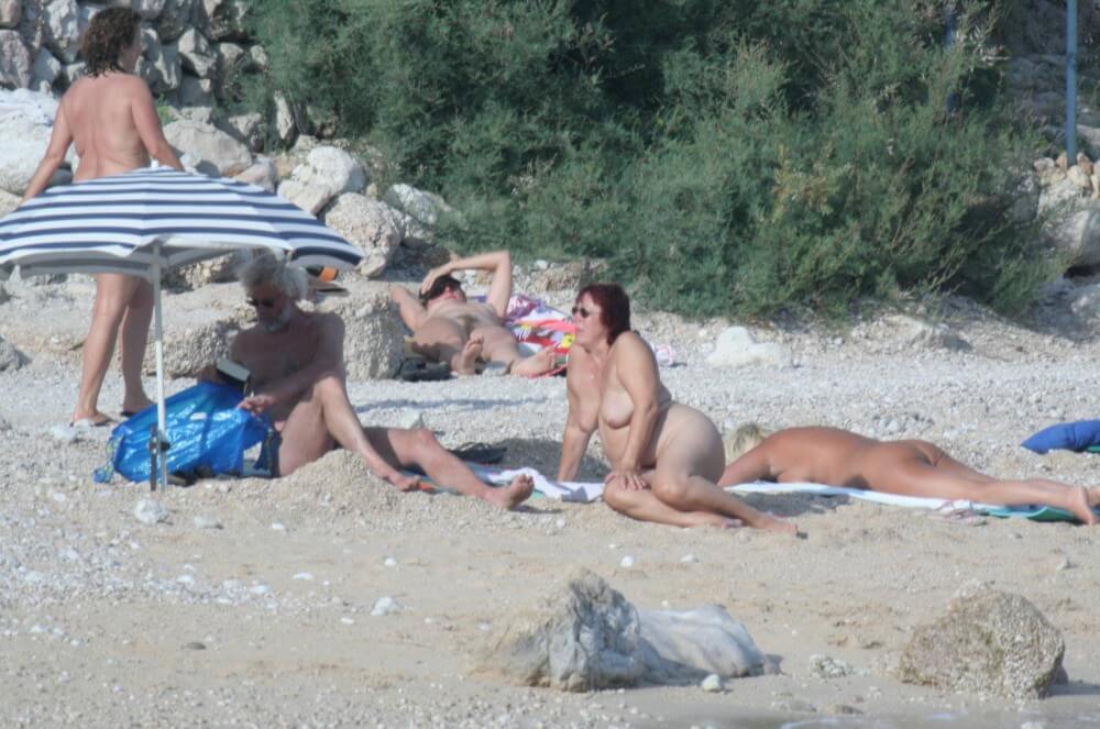 Croatian Baska Beach pics - Nudity in nudism is a form of honesty with oneself