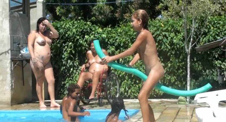 Oceanic Backyard Noon # 1 Full HD - These movements promote an open attitude toward nudity without sexual connotations