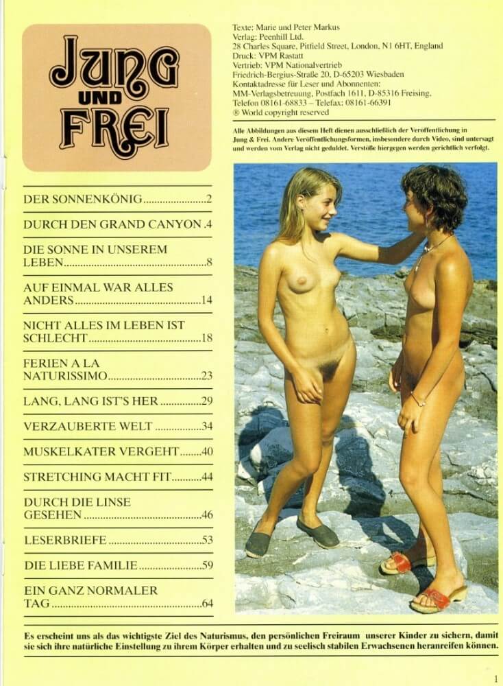 Jung und Frei Nr 76 - Family naturism in European countries