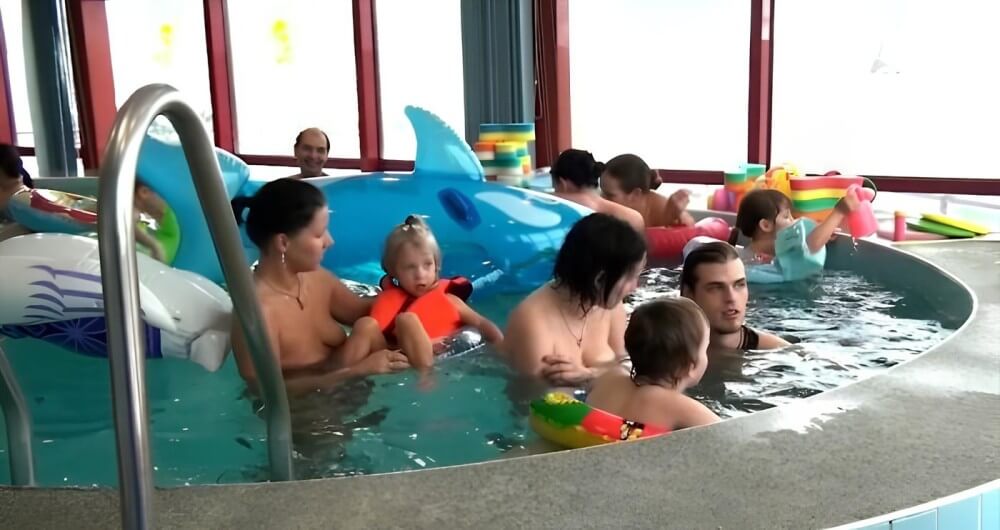 Indoor Swim Exercise - Nature is the best home for those who practice naturism and nudism