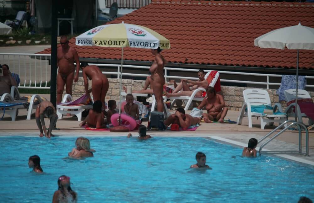 Naturist Pool Observation pics - Nudity is perceived as a natural aspect of life