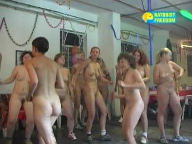 Naturist Freedom: Discotheque in a Cellar - The idea of freedom and self-acceptance, as embodied by Adam and Eve, is important