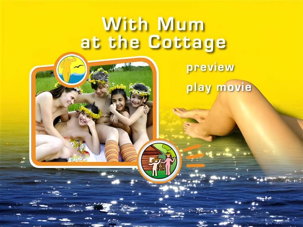 Naturist Freedom: With Mum at the Cottage DVD - Nudity in naturism is a way to experience freedom and harmony