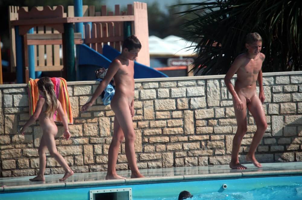Naturist Pool Assortment photos - The nature of nudism provides strength and inspiration