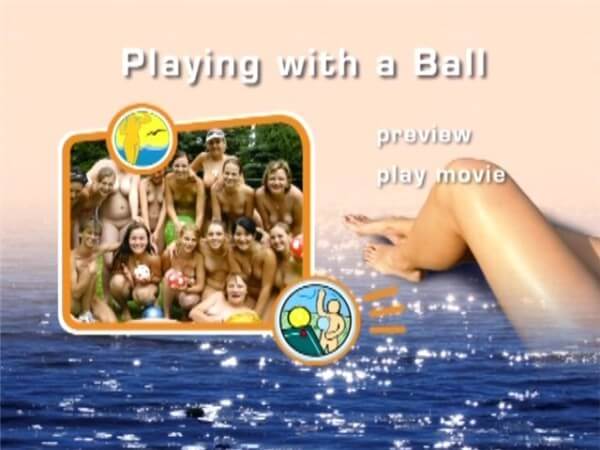 Naturist Freedom: Playing with a ball - Nudism and naturism are a path to natural harmony and inner wholeness