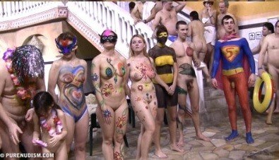 Body paint award lines Full HD - Naturism teaches us to appreciate the present and to be honest with ourselves and others