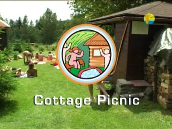 Naturist Freedom: Cottage Picnic DVD - Overcoming inhibitions is one of the goals of nudism