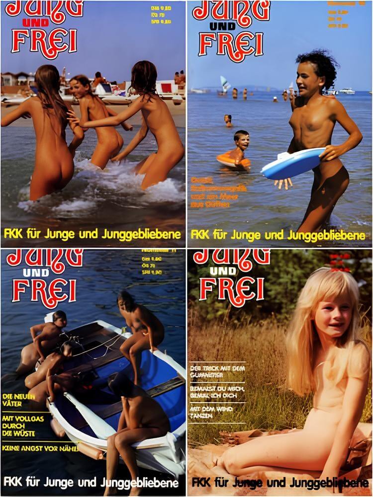 Jung und Frei Nr 9-12 - Freedom from clothing is an integral part of naturism