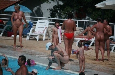 Enjoying The Sunny Pool gallery - What is naturist tourism