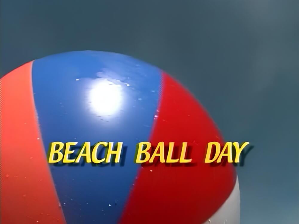 Enature- Beach ball day - Taking off ones clothes is a way to strengthen inner harmony