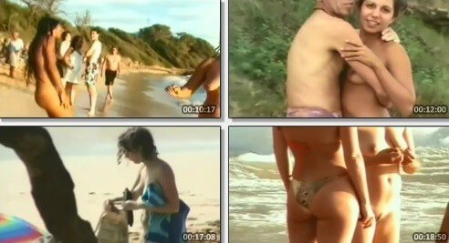 A real nude beach video - Clothing is also a mask for a nudist