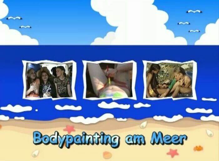 Naturistin: Bodypainting am Meer - Nudism and Respect for Nature and the Environment
