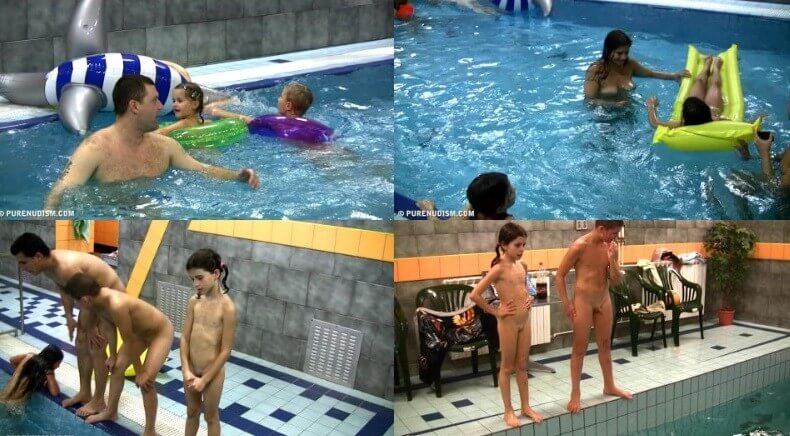 Contests In The Water 1 - Nudism promotes happiness and well-being