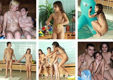 Pool and a sauna photo gallery - Harmony and balance are important in this nudist culture