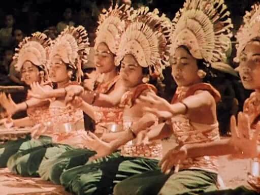 Legong Dance of the Virgins 1935 - In nude recreation, harmony with nature and inner balance are important