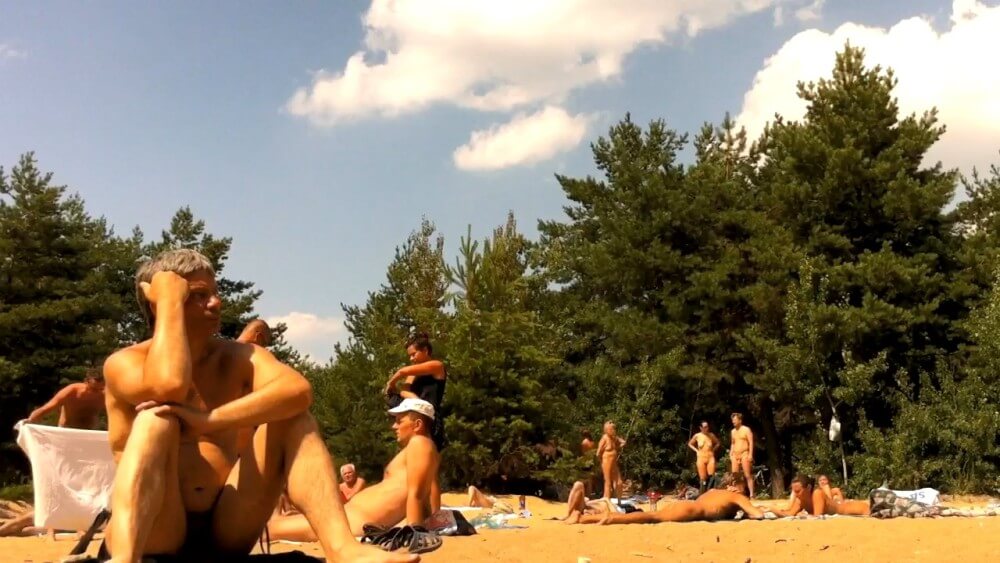 Nudist camping in the forest video HD - Nudism is permitted throughout the entire territory