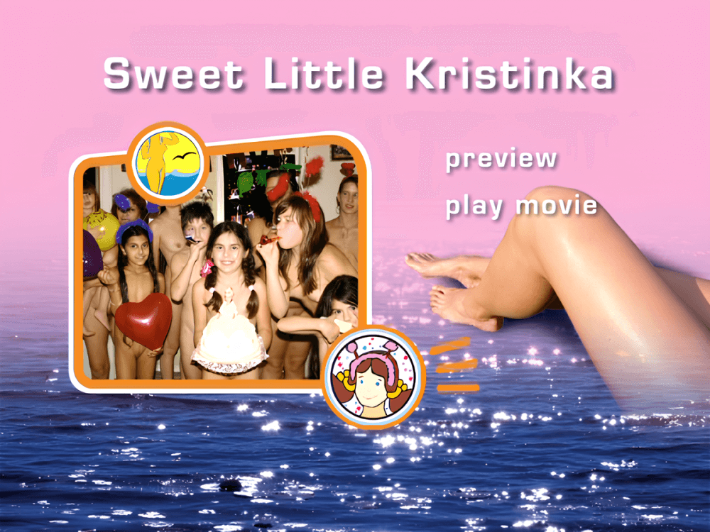 Naturist Freedom: Sweet Little Kristinka  DVD - Joy and pleasure are part of the nudist experience